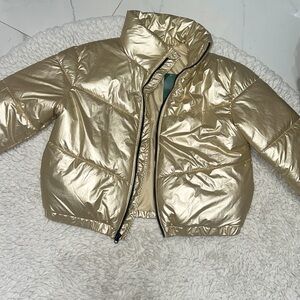 Wild fable gold puffer jacket NeW ****£